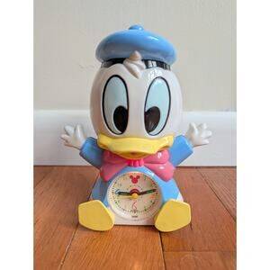 Rare Vintage 1980s Disney Baby Donald Duck Alarm Clock